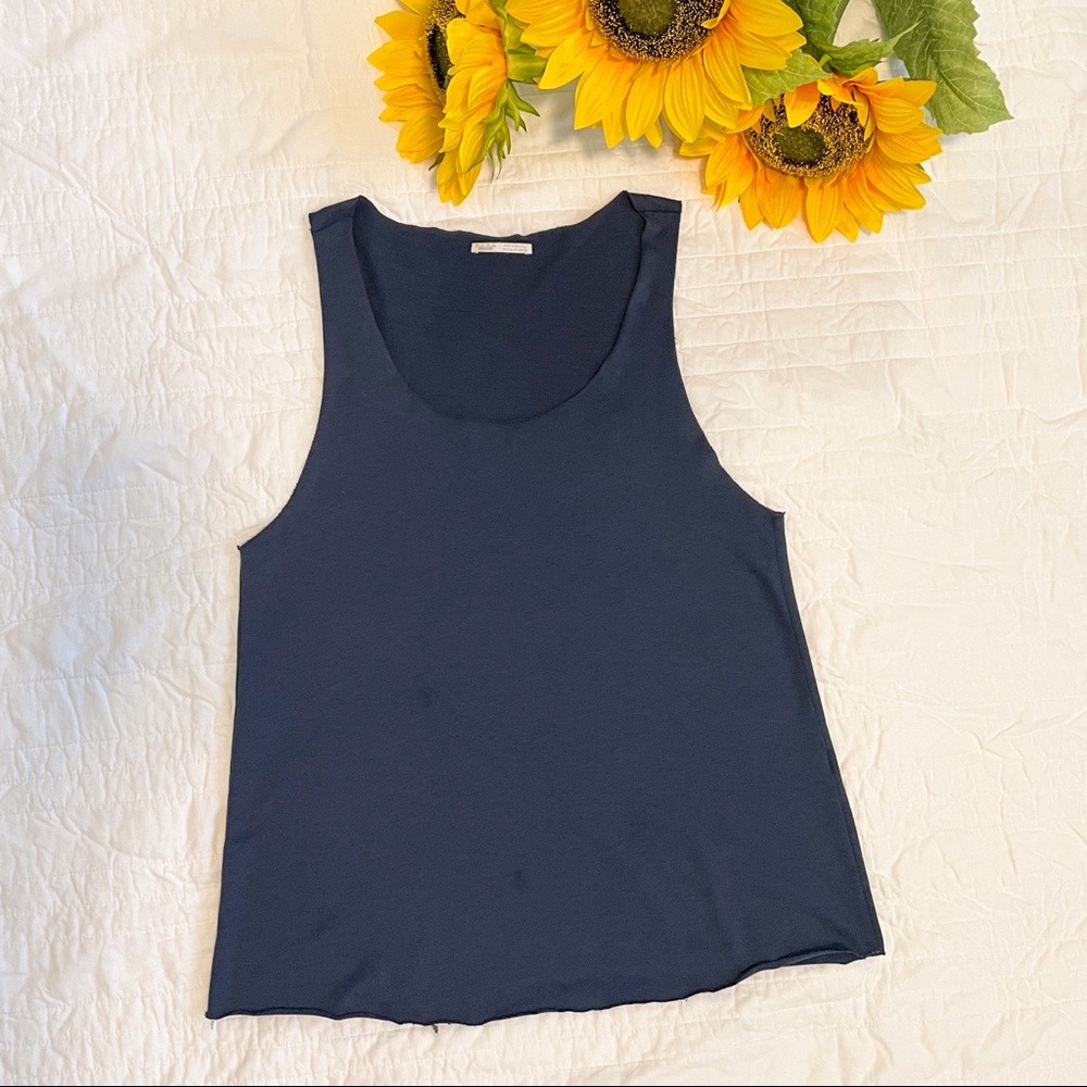 Zara Navy Tank Top